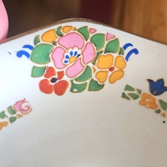 Rare Royal Ivory John Maddock and Sons Antique trinket dish or saucer - Picture 7 of 8